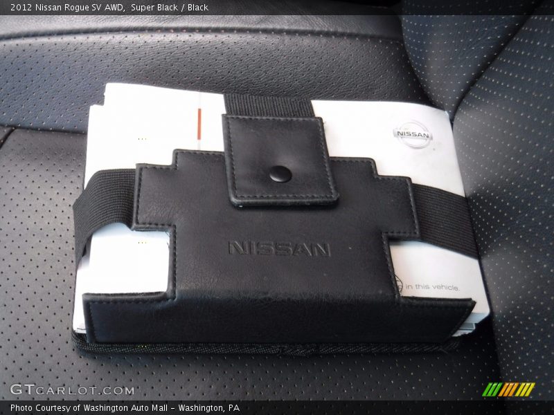 Super Black / Black 2012 Nissan Rogue SV AWD