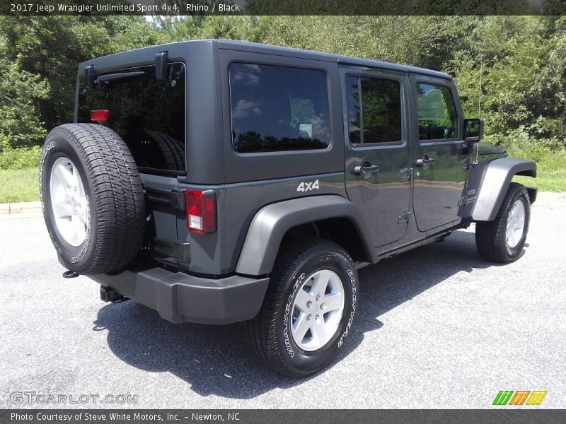 Rhino / Black 2017 Jeep Wrangler Unlimited Sport 4x4