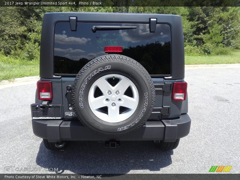 Rhino / Black 2017 Jeep Wrangler Unlimited Sport 4x4