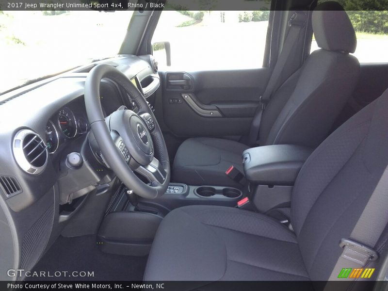 Rhino / Black 2017 Jeep Wrangler Unlimited Sport 4x4