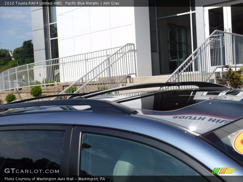 Pacific Blue Metallic / Ash Gray 2010 Toyota RAV4 Limited 4WD