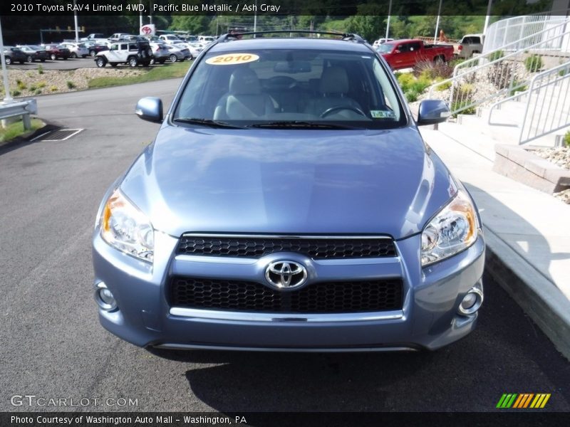 Pacific Blue Metallic / Ash Gray 2010 Toyota RAV4 Limited 4WD