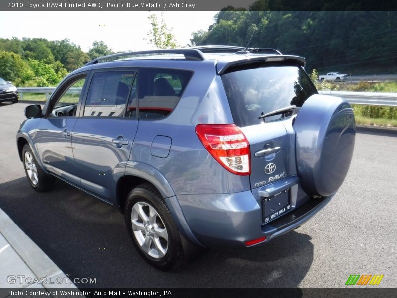 Pacific Blue Metallic / Ash Gray 2010 Toyota RAV4 Limited 4WD