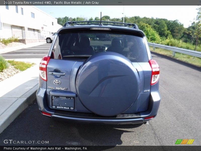 Pacific Blue Metallic / Ash Gray 2010 Toyota RAV4 Limited 4WD