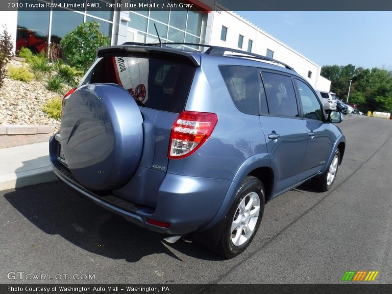 Pacific Blue Metallic / Ash Gray 2010 Toyota RAV4 Limited 4WD