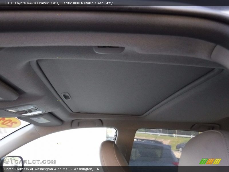 Pacific Blue Metallic / Ash Gray 2010 Toyota RAV4 Limited 4WD