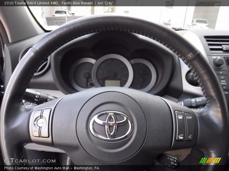 Pacific Blue Metallic / Ash Gray 2010 Toyota RAV4 Limited 4WD