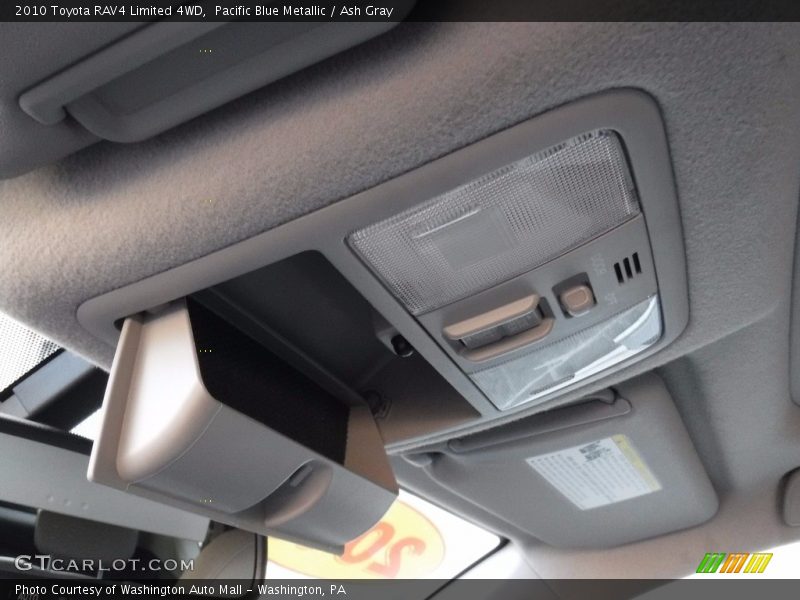 Pacific Blue Metallic / Ash Gray 2010 Toyota RAV4 Limited 4WD