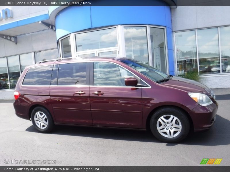 Dark Cherry Pearl / Ivory 2007 Honda Odyssey EX