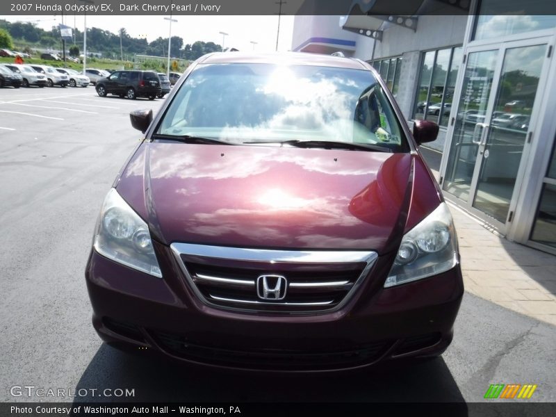 Dark Cherry Pearl / Ivory 2007 Honda Odyssey EX