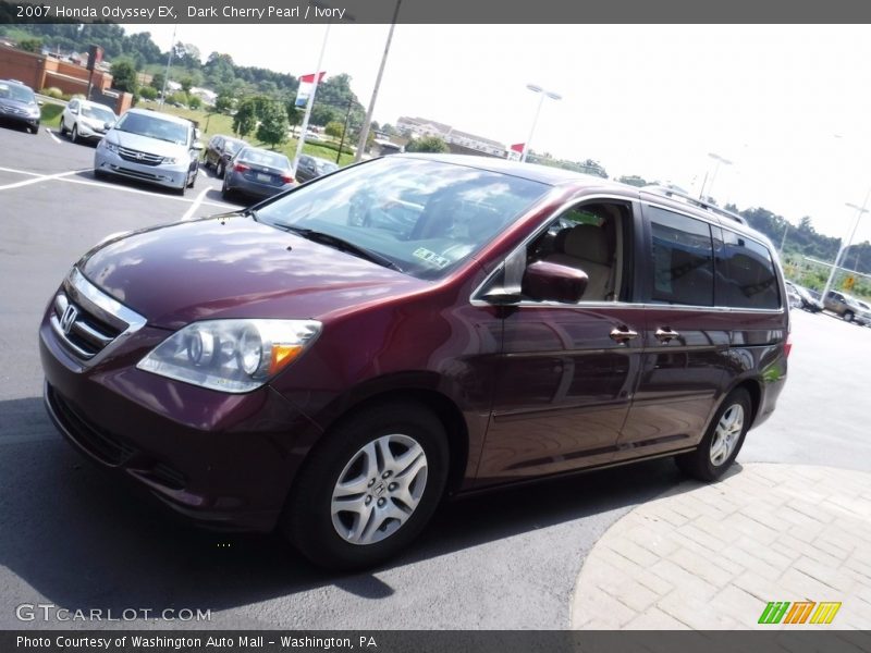 Dark Cherry Pearl / Ivory 2007 Honda Odyssey EX