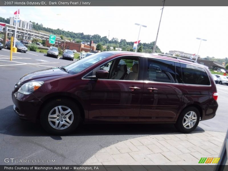 Dark Cherry Pearl / Ivory 2007 Honda Odyssey EX