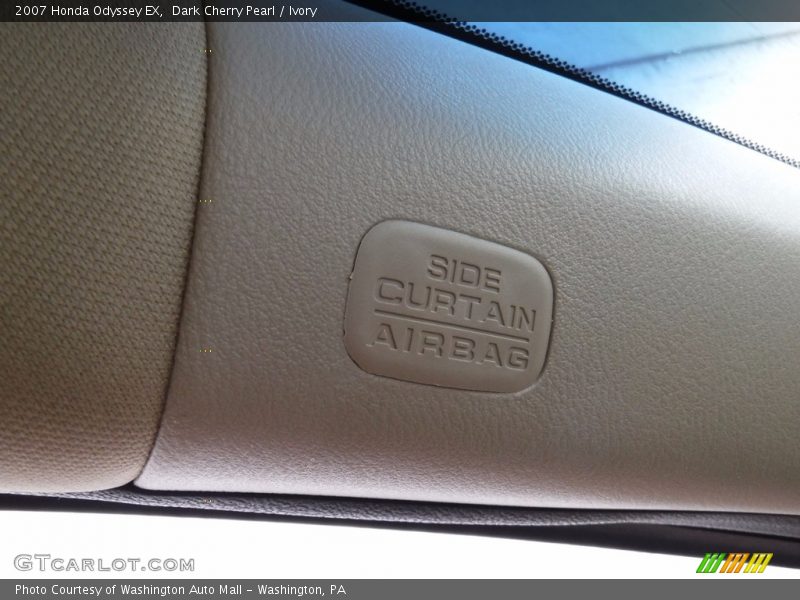Dark Cherry Pearl / Ivory 2007 Honda Odyssey EX