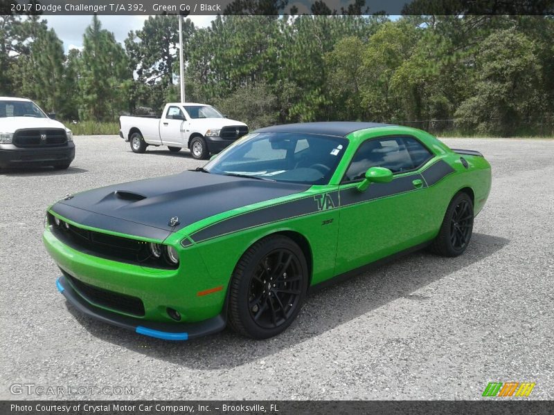 Green Go / Black 2017 Dodge Challenger T/A 392