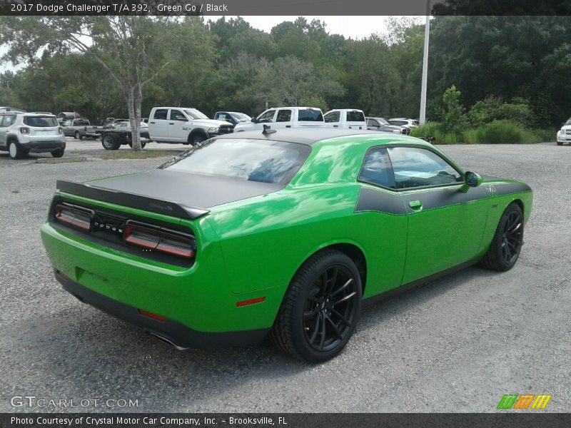 Green Go / Black 2017 Dodge Challenger T/A 392