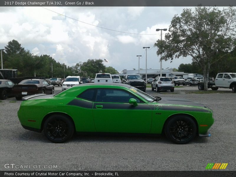 Green Go / Black 2017 Dodge Challenger T/A 392