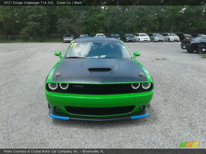 Green Go / Black 2017 Dodge Challenger T/A 392