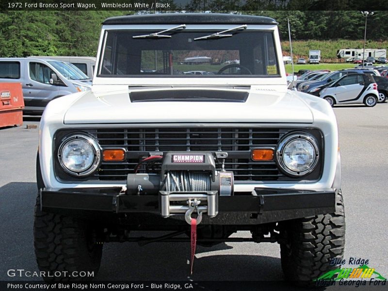 Wimbledon White / Black 1972 Ford Bronco Sport Wagon