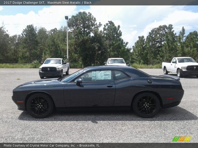 Maximum Steel Metallic / Black 2017 Dodge Challenger SXT