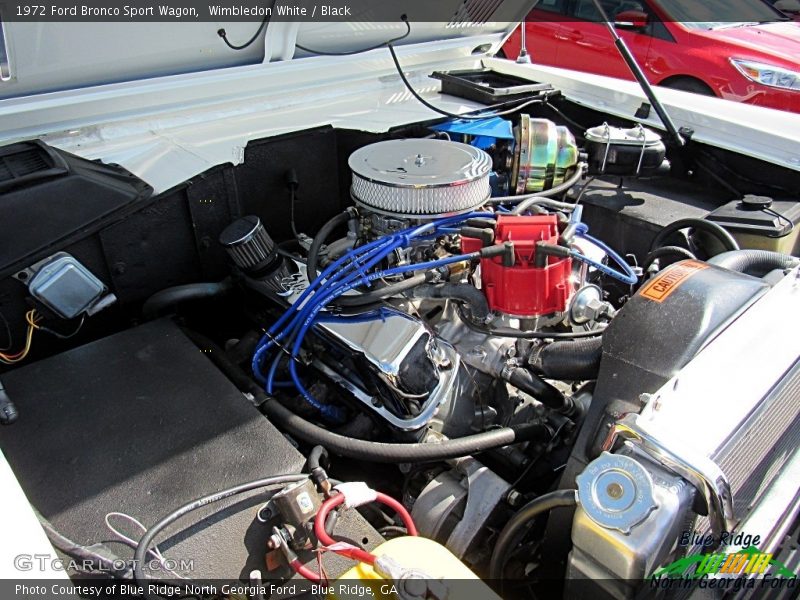 Wimbledon White / Black 1972 Ford Bronco Sport Wagon