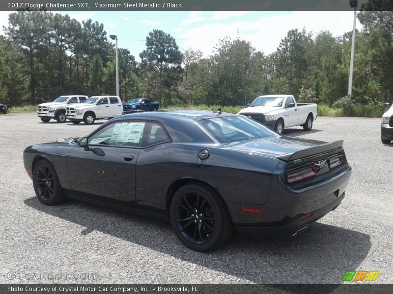 Maximum Steel Metallic / Black 2017 Dodge Challenger SXT