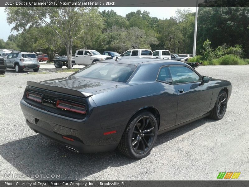 Maximum Steel Metallic / Black 2017 Dodge Challenger SXT