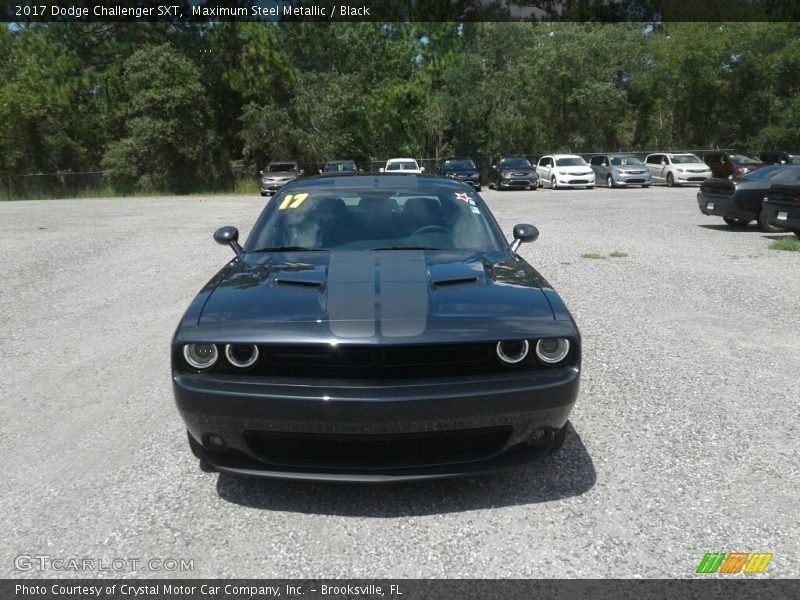 Maximum Steel Metallic / Black 2017 Dodge Challenger SXT