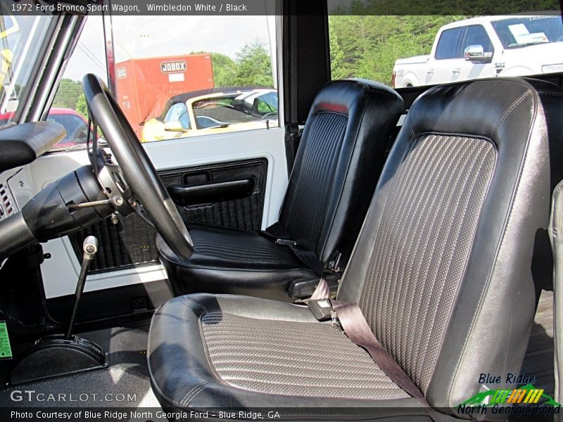 Wimbledon White / Black 1972 Ford Bronco Sport Wagon