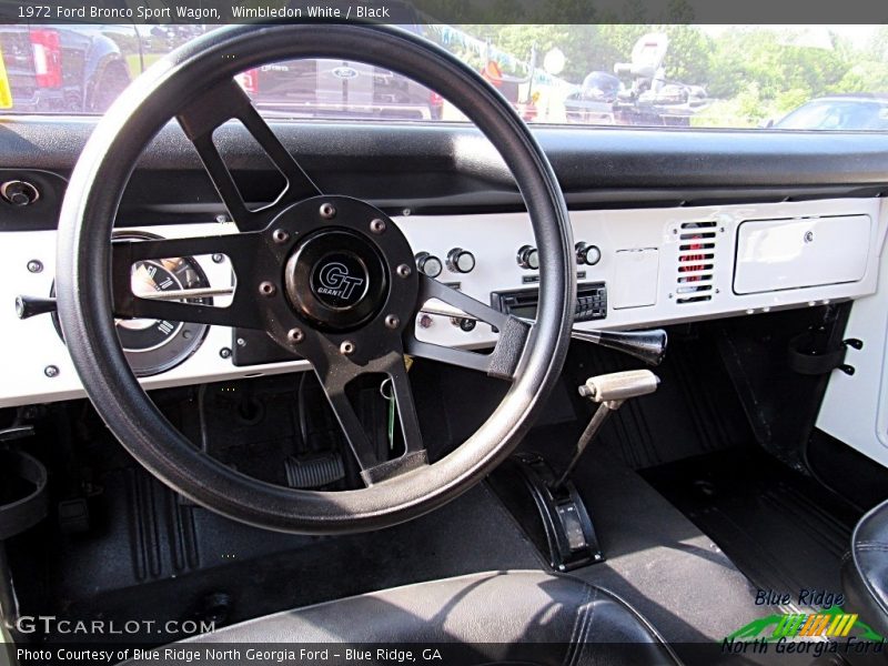 Wimbledon White / Black 1972 Ford Bronco Sport Wagon