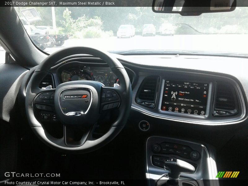 Maximum Steel Metallic / Black 2017 Dodge Challenger SXT