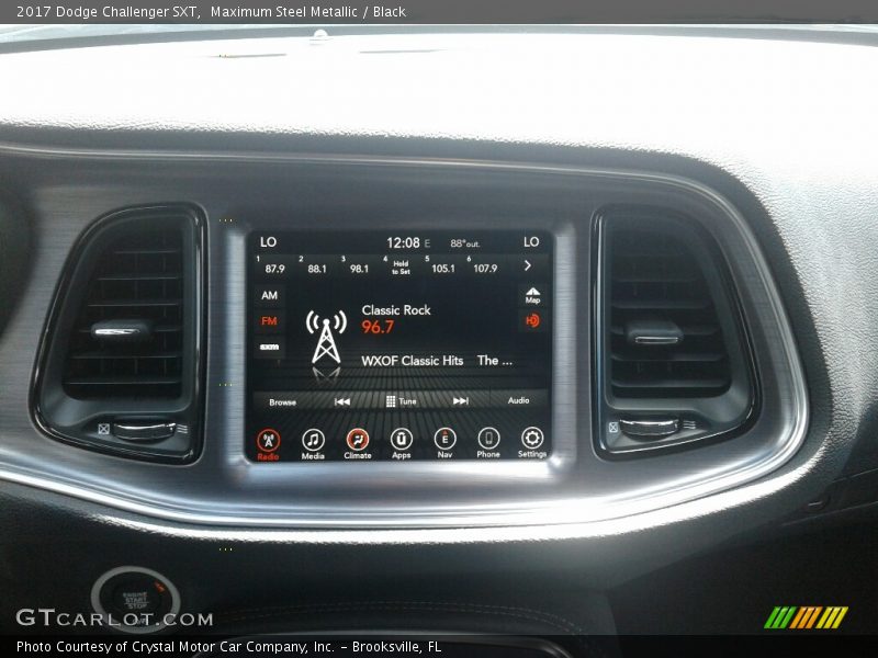 Maximum Steel Metallic / Black 2017 Dodge Challenger SXT