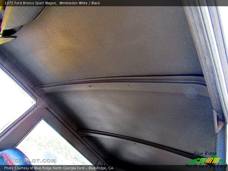 Wimbledon White / Black 1972 Ford Bronco Sport Wagon