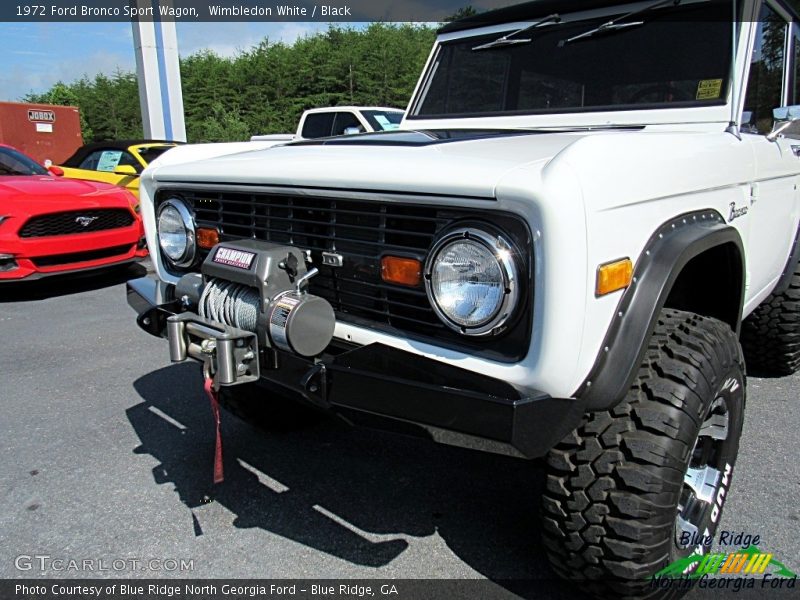 Wimbledon White / Black 1972 Ford Bronco Sport Wagon