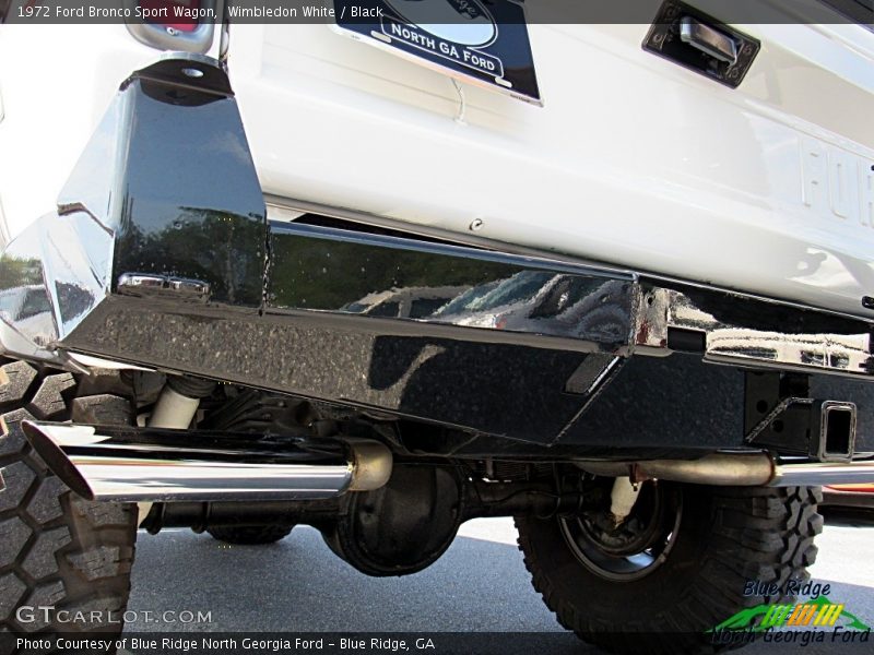 Wimbledon White / Black 1972 Ford Bronco Sport Wagon