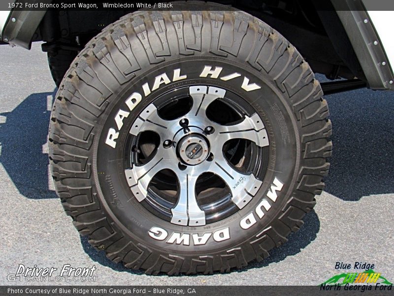 Wimbledon White / Black 1972 Ford Bronco Sport Wagon