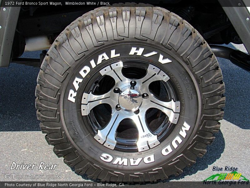 Wimbledon White / Black 1972 Ford Bronco Sport Wagon