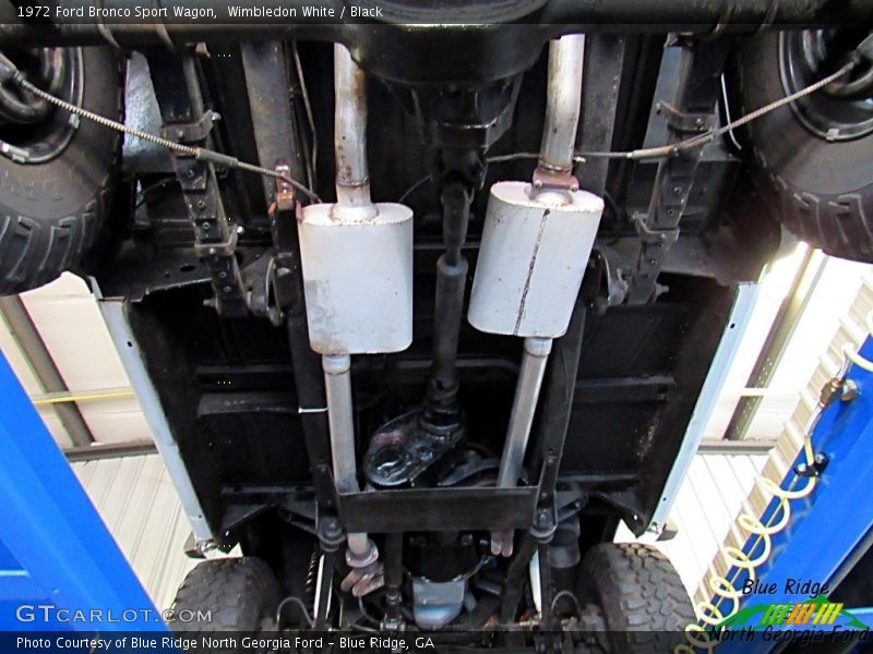 Wimbledon White / Black 1972 Ford Bronco Sport Wagon