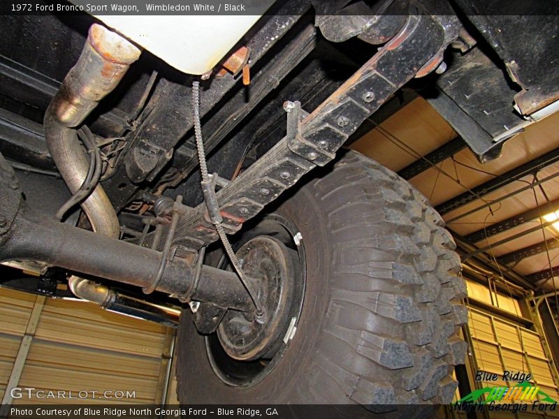 Wimbledon White / Black 1972 Ford Bronco Sport Wagon