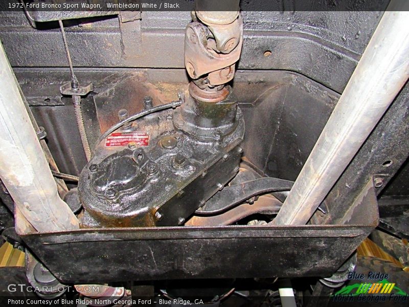 Wimbledon White / Black 1972 Ford Bronco Sport Wagon