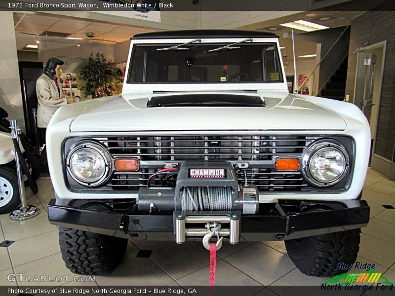 Wimbledon White / Black 1972 Ford Bronco Sport Wagon