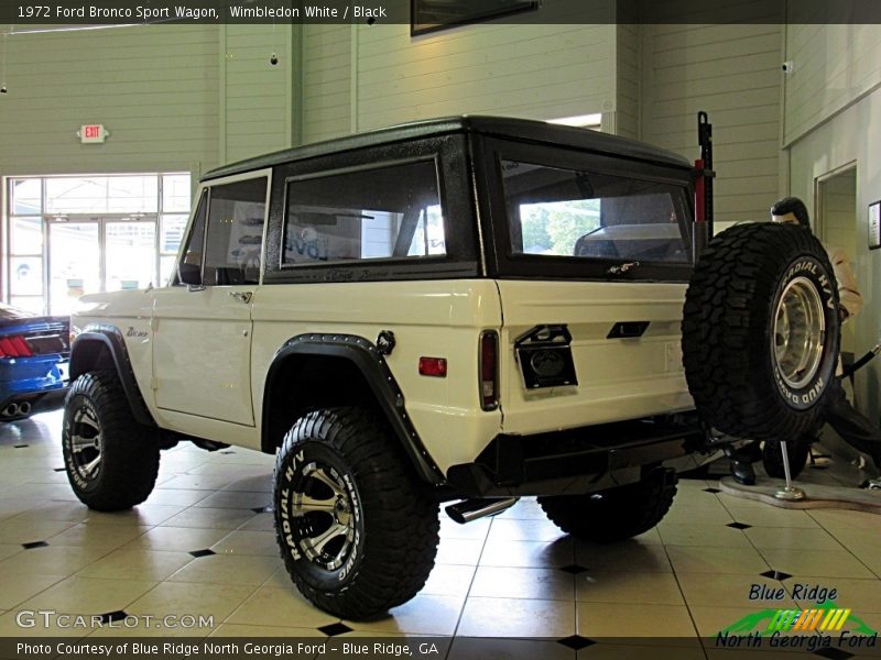 Wimbledon White / Black 1972 Ford Bronco Sport Wagon