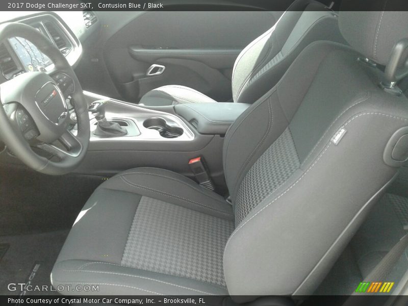 Contusion Blue / Black 2017 Dodge Challenger SXT