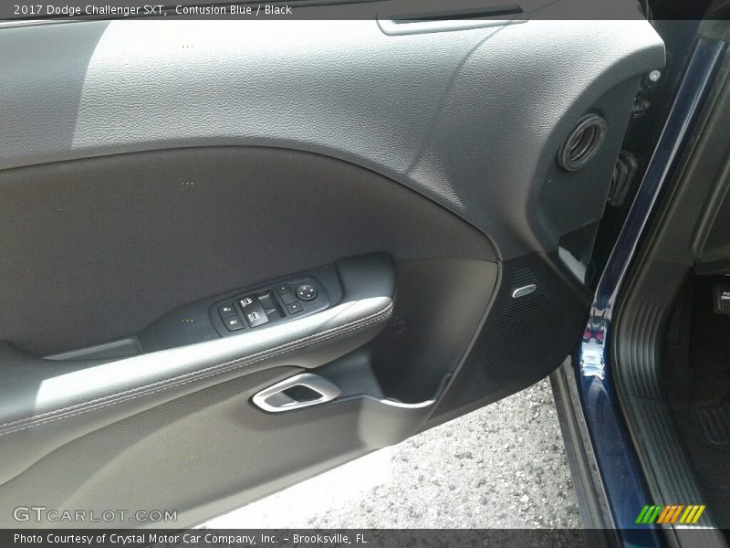 Contusion Blue / Black 2017 Dodge Challenger SXT