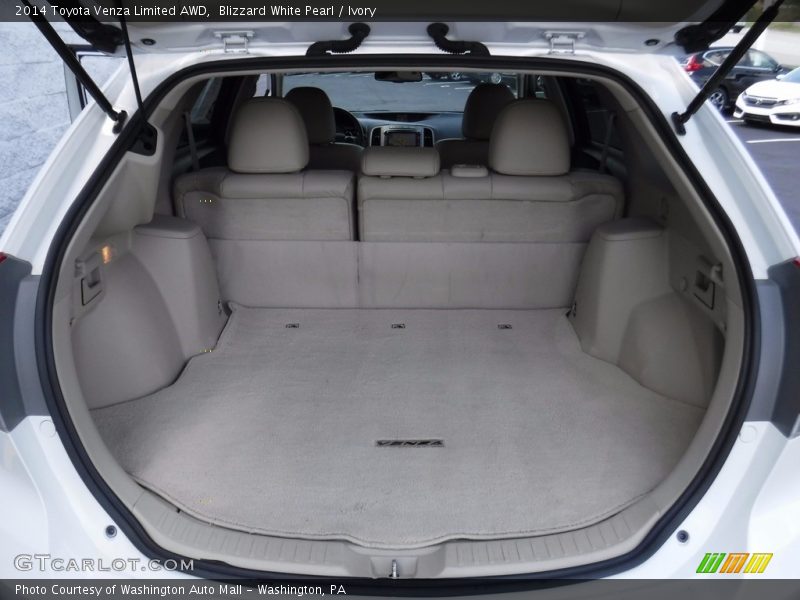 Blizzard White Pearl / Ivory 2014 Toyota Venza Limited AWD