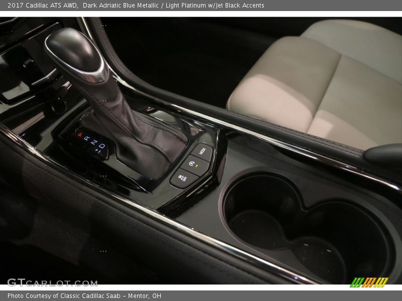 Dark Adriatic Blue Metallic / Light Platinum w/Jet Black Accents 2017 Cadillac ATS AWD