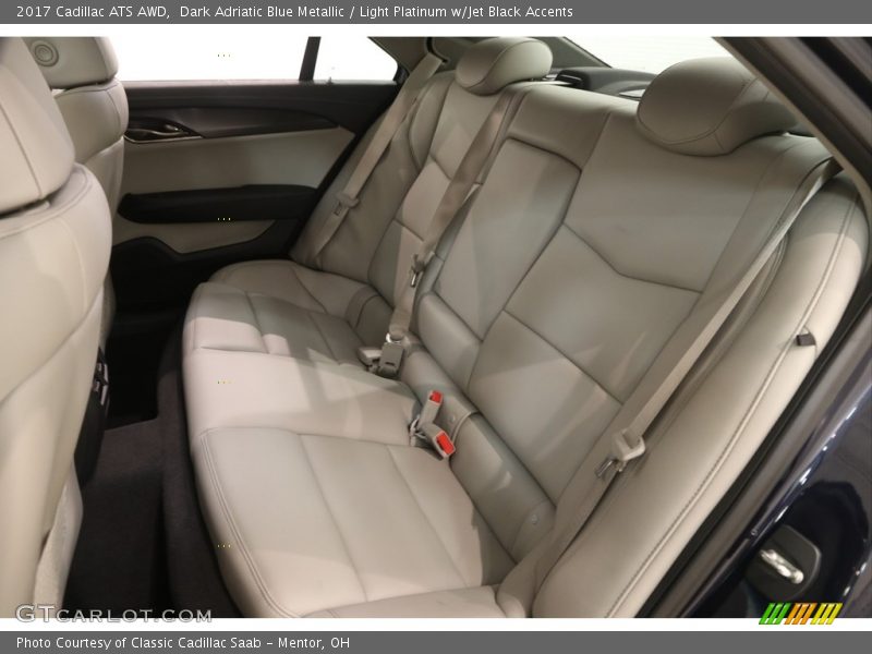 Dark Adriatic Blue Metallic / Light Platinum w/Jet Black Accents 2017 Cadillac ATS AWD