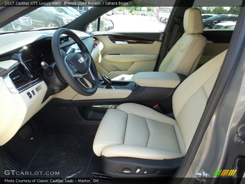 Bronze Dune Metallic / Sahara Beige 2017 Cadillac XT5 Luxury AWD