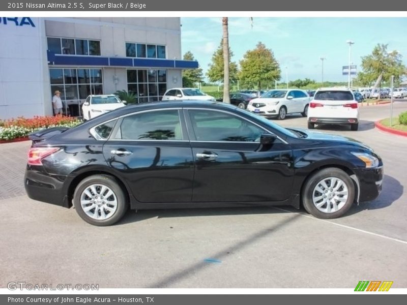 Super Black / Beige 2015 Nissan Altima 2.5 S