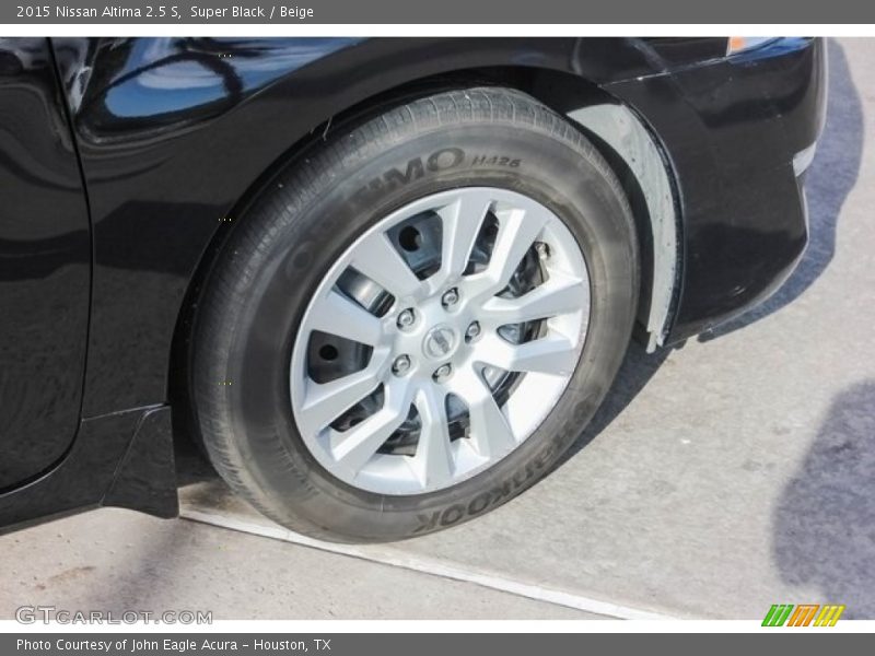 Super Black / Beige 2015 Nissan Altima 2.5 S