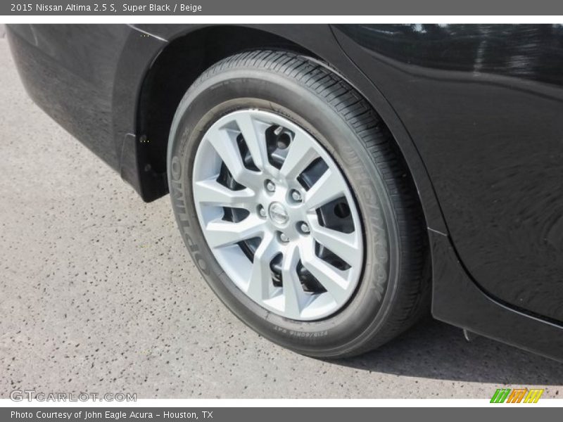 Super Black / Beige 2015 Nissan Altima 2.5 S